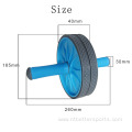 bodybuilding exercise double wheel roller